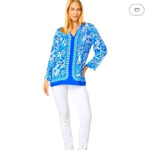 Lilly Pulitzer Luna Bay Tunic Size XL